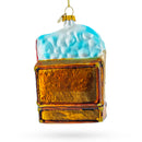 Paris Eiffel Tower Travel Keepsake from France Blown Glass Christmas Ornament