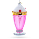 Pink Glass Shake Glass Christmas Ornament