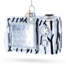 Classic Camera for Photography Enthusiasts Glass Christmas Ornament
