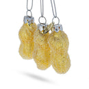 Trio of Peanuts Glass Christmas Ornament