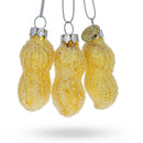 Trio of Peanuts Glass Christmas Ornament