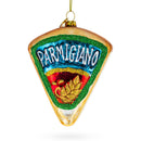 Italian Cheese Glass Christmas Ornament