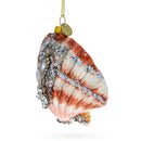 Sparkling Seashells Glass Christmas Ornament