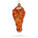 Chicken Drumstick Glass Christmas Ornament
