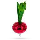 Vibrant Radish Glass Christmas Ornament