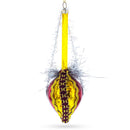 Vintage-Style Tinsel and Bells Drop Glass Christmas Ornament