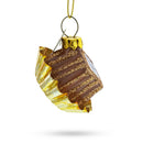 Chocolate Candy Glass Christmas Ornament