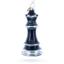 Queen Chess Glass Christmas Ornament