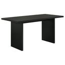 Decker 70-inch Rectangular Wood Counter Height Dining Table Black