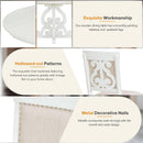 Round Solid Wood Dining Table Set Four