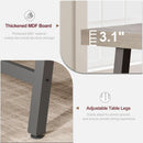 Industrial Dining Table 70.87 Inch Grey For Kitchen