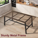 Industrial Dining Table 70.87 Inch Grey For Kitchen