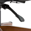 Big And Tall Executive Office Chair With Wood Accents