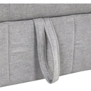 110.2' Oversized U-shaped Sofa Versatile Sectional Sofa Pull-out Sofa Bed with Double Storage Chaise Lounges and Two USB Ports for Living Room,Gray