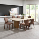 Lidi - Side Chair (Set of 2) - Brown Chenille