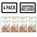Gluten Free Chocolate Chip Cookie Mix | Pack of 4 | 16 oz | Shipping Included | Heartland Gourmet | 2017