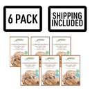 Gluten Free Chocolate Chip Cookie Mix | Pack of 6 | 16 oz | Shipping Included | Heartland Gourmet | 2017