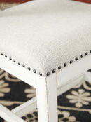 Valebeck - Dining UPH Side Chair (Set of 2) - Beige / White