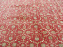 12' X 18' Palace Size Handmade Egyptian Wool Rug Carpet Soft Colors Red & Beige