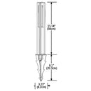 CDPA53 Low Voltage 3W 3000K Warm White Integrated LED Rectangular Bollard Light Outdoor Path Lighting
