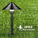 CDPA65 3W 12V Beaded Swivel Hat 3000K Warm White Integrated LED Low Voltage Path Light