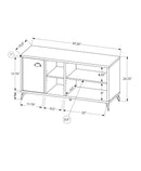 TV Stand, Console, Media Entertainment Center, Storage Cabinet, Contemporary & Modern