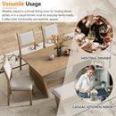 Natural Vintage Rustic Handcrafted Dining Table Set