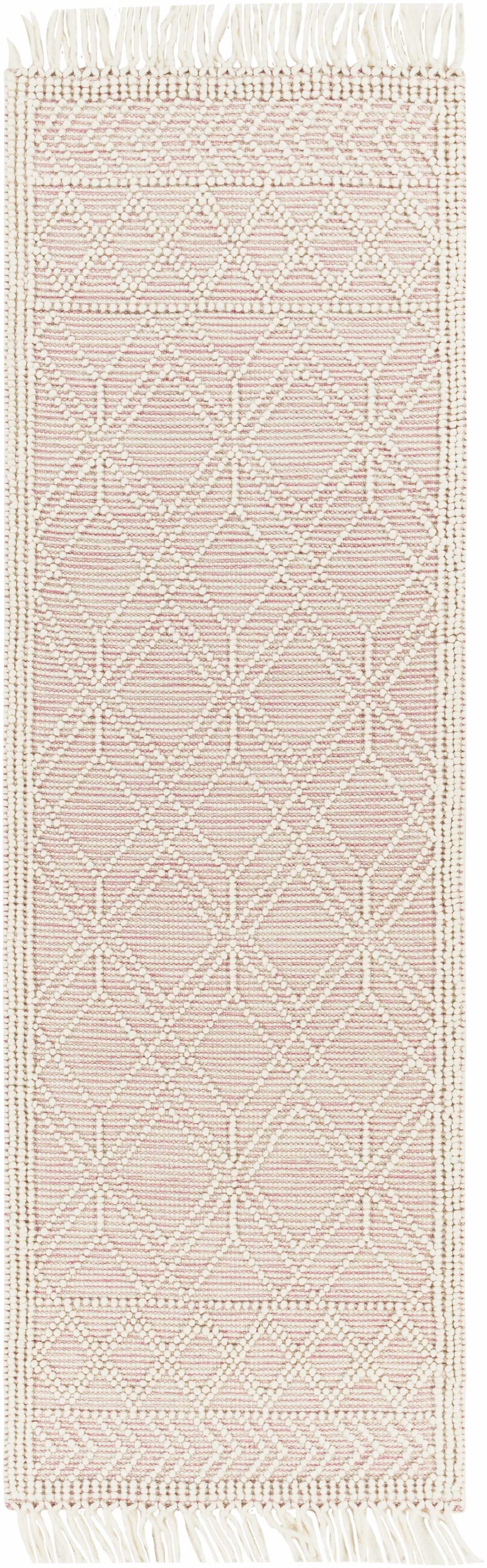 Ramsbury Soft Pink Wool Rug