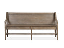 Paxton Place - Bench With Back - Dovetail Gray