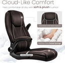 Brown PU Leather Office Chair With Adjustable Height
