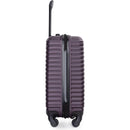 20" Carry on Luggage Lightweight Suitcase, Spinner Wheels, Purple