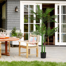 New high-end market indoor leaf simulation 180CM double rod loose tail sunflower 18-leaf pot travelers simulated artificial plants 1pcs/set