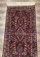Karastan Runner Rug 2.6 x 8.6, Red Sarouk