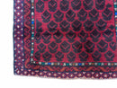 2' 8" X 4' 6" Vintage Handmade Tribal Wool Rug Balouchi Rug Afghan Rug Red Blue