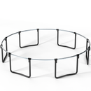 YC 14FT trampoline Pumpkin- Black Red- fframe height 90cm