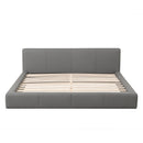 Stylish Upholstered Bed With Birch Wood Frame