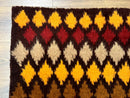 Shaggy Balouch Rug 3x4, Tribal Rug, Afghan Rug, Brown, Multicolor