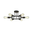 Ceiling Lamp with 6-Lights - Semi Recessed Sputnik Design for Living Rooms