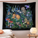 Celestial mushroom botanical wall hanging bedroom woodland tapestry