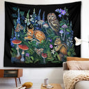 Celestial mushroom botanical wall hanging bedroom woodland tapestry