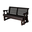 Amish Casual Heavy Duty Roll Back 5 Foot Treated Porch Glider