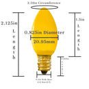 Ceramic Multi-Color Light Bulbs