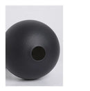 Ceramic Round Vase Black White
