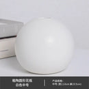 Ceramic Round Vase Black White