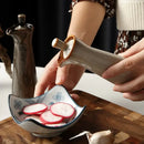 Ceramic seasoning pot set in four glazes – kitchen oil dispensers