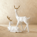 Cervidae Handcrafted Reindeer Figurines