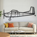 180K Metal Aircraft Wall Art - NCP0153