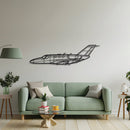 Citation Mustang Metal Aircraft Wall Art - NCP0050