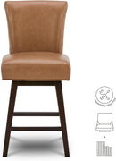 26 Inch Counter Height Swivel Bar Stools Set