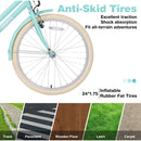Steel Frame,Multiple Colors, for 10+Years Old Girls Bike,24 inch wheel